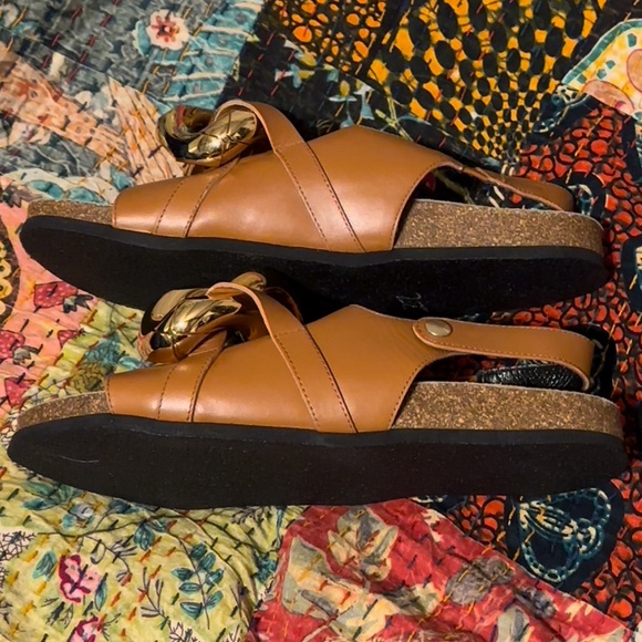 J. W. Anderson Chain-Link Sandals - Brown - Size 12.5/Euro 43 - Picture 4 of 9